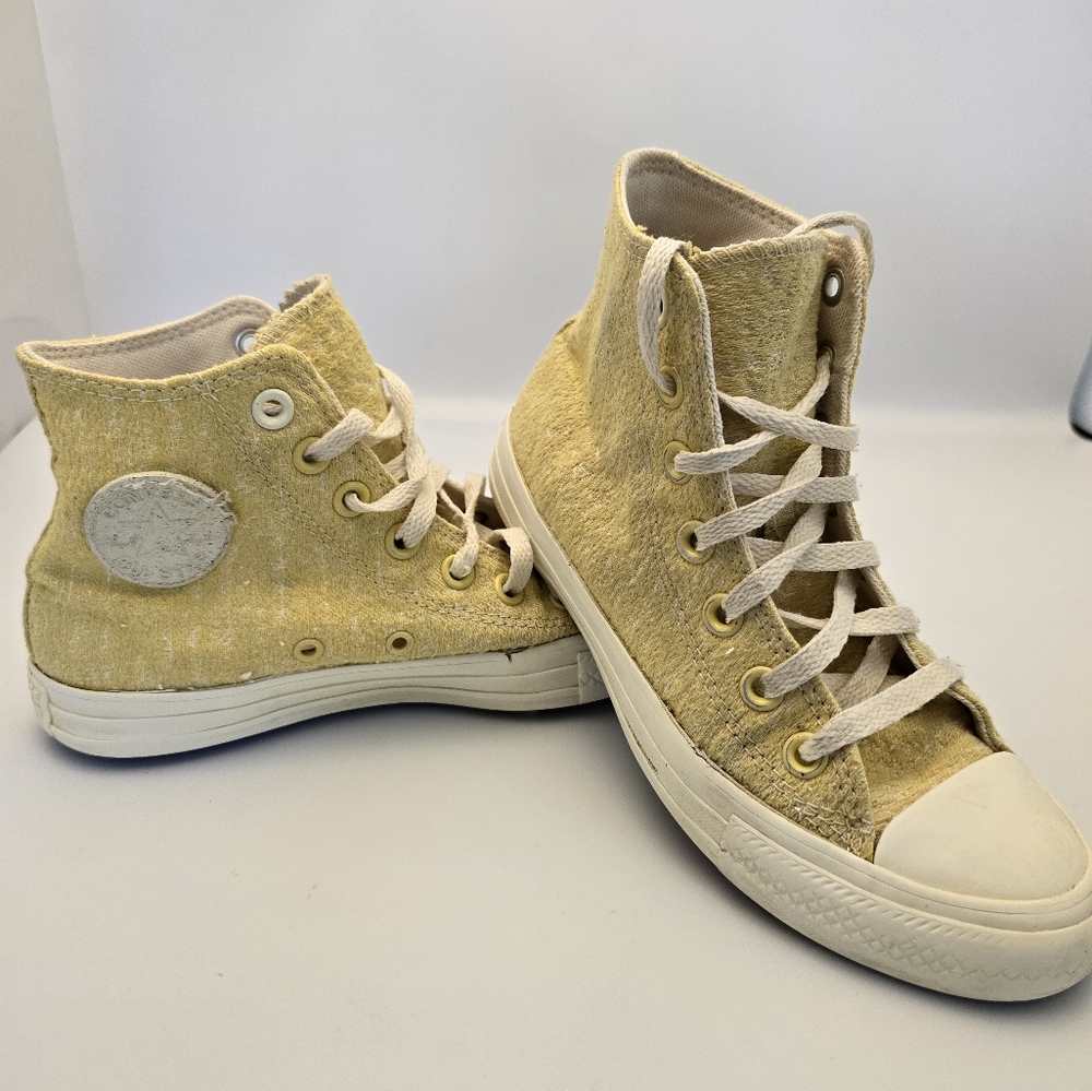 Converse Chuck Taylor All Star Hi Saturn Gold & Egret 5 Womens Girls 3
